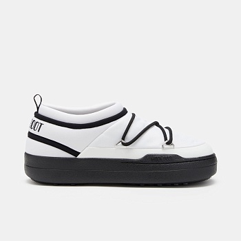 Слипоны женские Tecnica MOON BOOT PARK ICON BLACK-WHITE