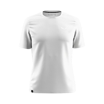 Футболка мужская Salewa PUEZ HYB DRY M T-SHIRT-0010 white  dryton