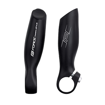 Рога на руль bar ends FORCE B4.6 11,5cm Al Matt Black