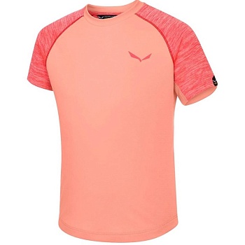 Футболка детская Salewa PEDROC DRY K S/S TEE Peach Coral