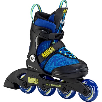 Коньки роликовые RAIDER PRO blue yellow