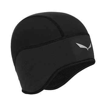 Шапочка Salewa ORTLES 2 WS BEANIE-0910 black out 30г-M/58 gorewindstopper/polarlite