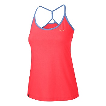Майка женская Salewa FANES MINIMAL 2 DRI-REL W TANK-1841 hot coral 97г  dryton