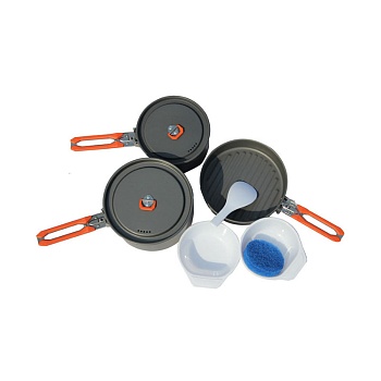 Набор кастрюль FM FEAST3 706g анодирован.алюминий/сталь