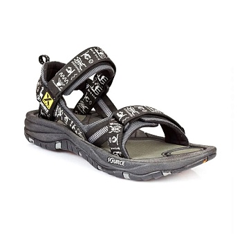 Сандали мужские Sourse Gobi Men`s Black Inca черн с рис