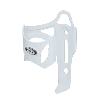 Держатель для велобутыля bottle cage FORCE SIDE Al, Glossy White