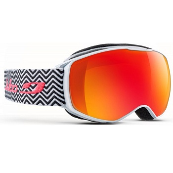Горнолыжная маска детская Julbo ECHO BLANC CAT 3 ROUGE White/Black Tweed/Red