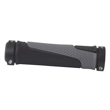 Грипсы FORCE ROSS with locking, Black/Grey Packed