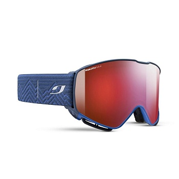 Горнолыжная маска Julbo QUICKSHIFT BLUE/BLUE REACTIV 0-4 High Contrast+Infrared Flach