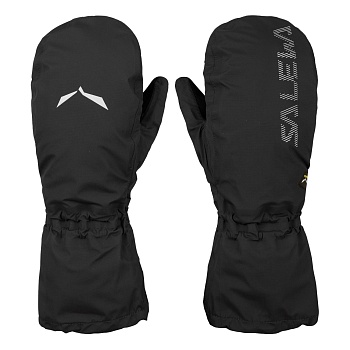 Варежки мужские Salewa ORTLES PTX 3L OVERMITT-0910 black out 95гр powertex