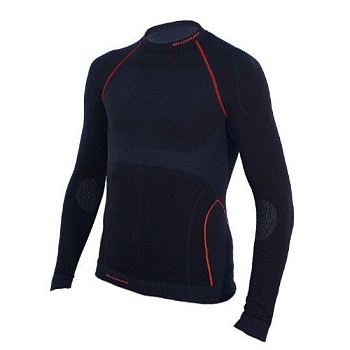 Термобелье мужское верх  BLIZZARD Mens LS Poliamide Anthracite Red
