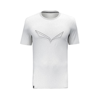 Футболка мужская Salewa PURE EAGLE FRAME DRY M T-SHIRT White