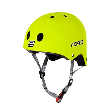 Шлем велосипедный FORCE BMX fluo-glossy