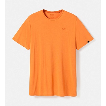 Футболка мужская FLOV MORRO M T-SHIRT Orange/Dark Grey Bamboo