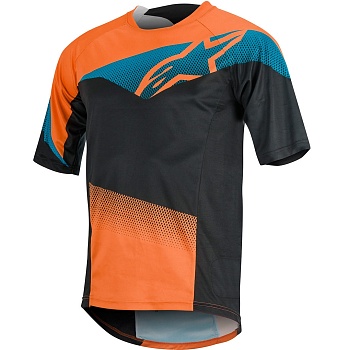 Футболка мужская MESA S/S JERSEY-47-BRIGHT ORANGE BRIGHT BLUE
