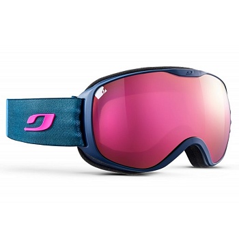 Горнолыжная маска Julbo PIONEER BLUE CAT3 Military Blue/Pink Screen+Pink Flash