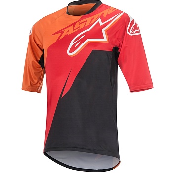 Футболка мужская SIGHT CONTENDER S/S JERSEY-355-RED BRIGHT ORANGE BLACK