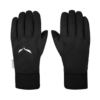 Перчатки женские Salewa SESVENNA WS GRIP GLOVE black out 180г-M gore windstopper/polarlite