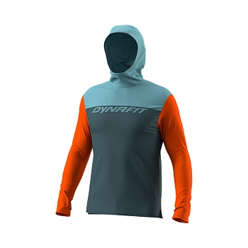 Кофта мужская Dynafit TRAVERSE SUN M HOODY cinder dry touch/polygiene