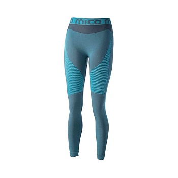 Термобелье женское низ Mico WLTight Pnt Warm Control Nero Amarena
